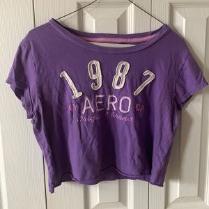 aeropostale cropped tee